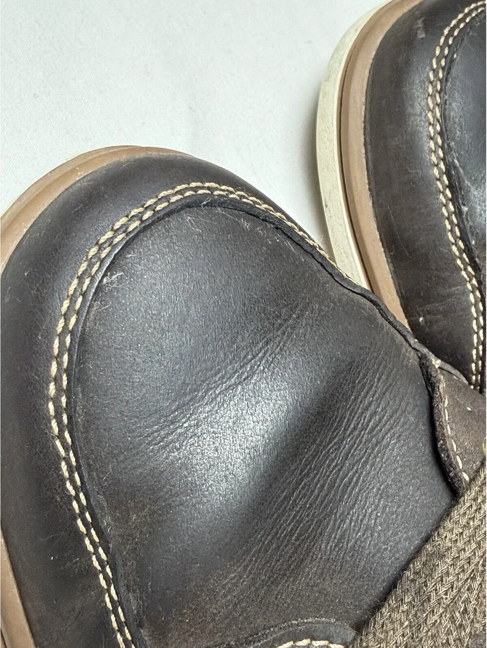 Pierre Cardin Brown Leather Sneakers with Red Accent 9.5